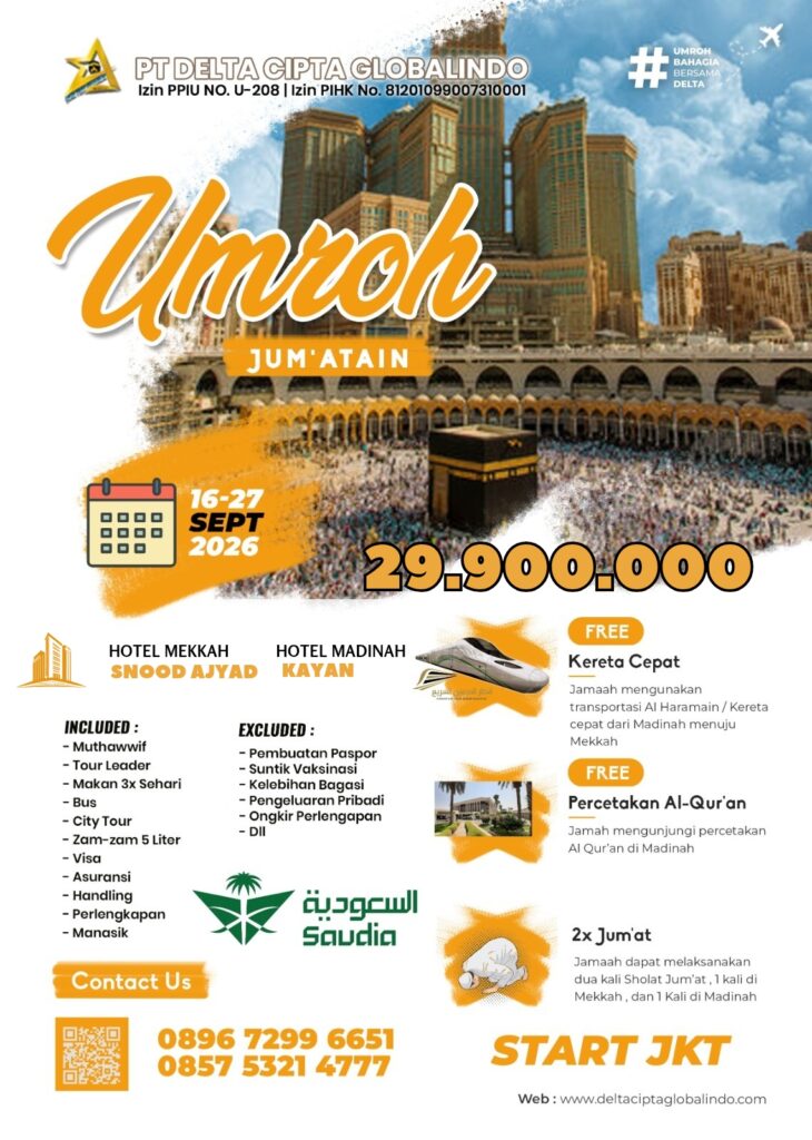 Paket Umroh Bulan September 2026